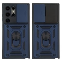 Θήκη Ring Armor CamPro Sonique για Samsung Galaxy S24 Ultra Μπλέ