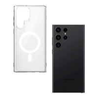 Θήκη Magnetic MagCase Sonique Samsung Galaxy S24 Ultra Διάφανο