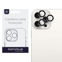 Camera Protection Sonique Lens Pro Apple iPhone 15 Pro / iPhone 15 Pro Max White Titanium