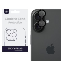 Camera Protection Sonique Lens Pro Apple iPhone 16 / iPhone 16 Plus Black