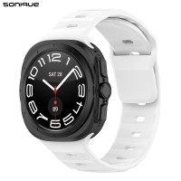 Λουράκι Σιλικόνης ColorWave Sonique για Samsung Galaxy Watch 7 Ultra (47mm) Λευκό