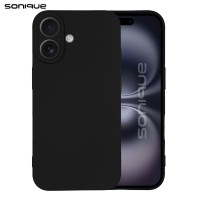 Θήκη Σιλικόνης My Colors Sonique Apple iPhone 16 Plus Μαύρο