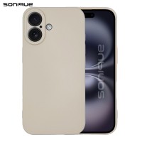 Θήκη Σιλικόνης My Colors Sonique Apple iPhone 16 Plus Μπεζ