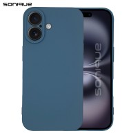 Θήκη Σιλικόνης My Colors Sonique Apple iPhone 16 Plus Μπλε Σκούρο
