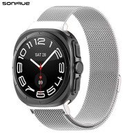 Λουράκι Stainless Steel Milanese Classic Sonique για Samsung Galaxy Watch 7 Ultra (47mm) Ασημί