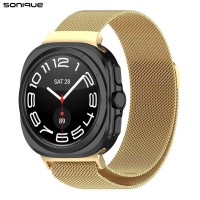 Λουράκι Stainless Steel Milanese Classic Sonique για Samsung Galaxy Watch 7 Ultra (47mm) Χρυσό