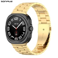 Λουράκι Stainless Steel Bracelet Sonique Classic για Samsung Galaxy Watch 7 Ultra (47mm) Χρυσό