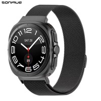 Λουράκι Stainless Steel Milanese Classic Sonique για Samsung Galaxy Watch 7 Ultra (47mm) Μαύρο