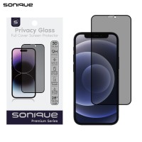 Privacy Glass Sonique Premium Series HD Full Cover 9H Apple iPhone 12 mini Μαύρο