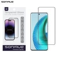 Curvy Glass Sonique Premium Series HD Full Cover 9H Honor Magic6 Lite 5G Μαύρο
