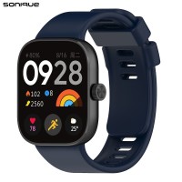 Λουράκι Σιλικόνης Sonique Color για Xiaomi Redmi Watch 4 / Watch 5 / Smart band 8/9 pro Μπλε Σκούρο