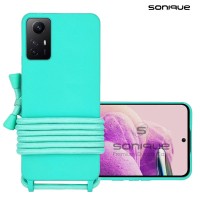Θήκη Σιλικόνης με Κορδόνι CarryHang Sonique Xiaomi Redmi Note 12s Γαλάζιο