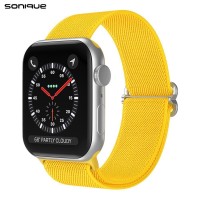 Λουράκι Elastic Nylon Loop Sport Band Sonique για Apple Watch (38/40/41MM) Κίτρινο