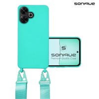 Θήκη Σιλικόνης με Strap CarryHang Sonique Xiaomi Redmi 13 4G / Poco M6 4G Γαλάζιο