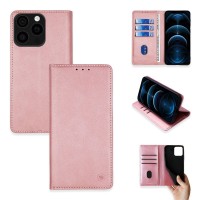 Θήκη Πορτοφόλι Vintage Magnet Wallet Sonique Apple iPhone 16 Pro Ροζ Χρυσό