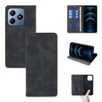 Θήκη Πορτοφόλι Vintage Magnet Wallet Sonique Realme C61 4G / Realme C63 4G / Realme Note 60X 4G Μαύρο
