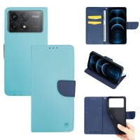 Θήκη Πορτοφόλι Sonique Trend Wallet Xiaomi Poco F6 Pro 5G Σιέλ / Σκούρο Μπλε