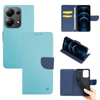 Θήκη Πορτοφόλι Sonique Trend Wallet Xiaomi Redmi Note 13 Pro 4G / Poco M6 Pro 4G / Redmi Note 14S Σιέλ / Σκούρο Μπλε