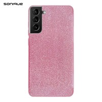 Θήκη Σιλικόνης Sonique Shiny Samsung Galaxy S21 Plus Ροζ