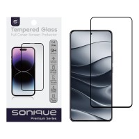 Hardy Glass Sonique Premium Series HD Full Cover 9H Xiaomi Redmi Note 14 5G / Poco M7 Pro 5G Μαύρο