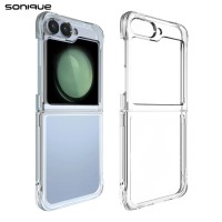 Θήκη Σιλικόνης Sonique Armor Clear Anti Shock Samsung Galaxy Z Flip 6 / Galaxy Z Flip 7 FE 5G Διάφανο