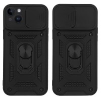 Θήκη Ring Armor CamPro Sonique για Apple iPhone 14 Plus Μαύρο