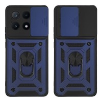 Θήκη Ring Armor CamPro Sonique για Xiaomi Poco X6 Pro 5G Μπλέ