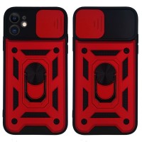 Θήκη Ring Armor CamPro Sonique για Apple iPhone 11 Κόκκινο