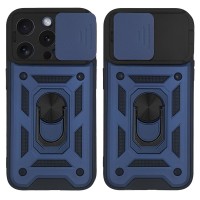 Θήκη Ring Armor CamPro Sonique για Apple iPhone 15 Pro Μπλέ
