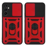 Θήκη Ring Armor CamPro Sonique για Samsung Galaxy S23 FE Κόκκινο