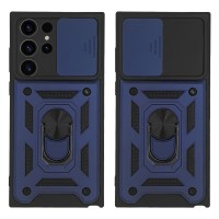 Θήκη Ring Armor CamPro Sonique για Samsung Galaxy S23 Ultra Μπλέ