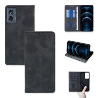 Θήκη Πορτοφόλι Vintage Magnet Wallet Sonique Motorola Edge 50 Fusion 5G Μαύρο