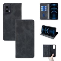 Θήκη Πορτοφόλι Vintage Magnet Wallet Sonique Motorola Moto G35 5G Μαύρο