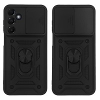 Θήκη Ring Armor CamPro Sonique για Samsung Galaxy A16 4G / Galaxy A16 5G Μαύρο