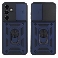 Θήκη Ring Armor CamPro Sonique για Samsung Galaxy S24 FE Μπλέ