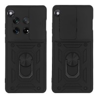 Θήκη Ring Armor CamPro Sonique για OnePlus OnePlus 12 5G Μαύρο