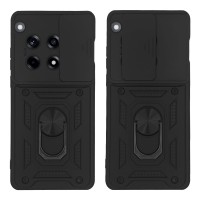 Θήκη Ring Armor CamPro Sonique για OnePlus OnePlus 12R 5G Μαύρο