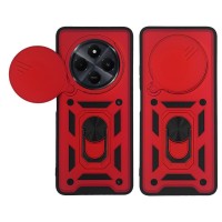 Θήκη Ring Armor CamPro Sonique για Xiaomi Redmi 14C 4G / Poco C75 4G / Redmi A4 5G Κόκκινο