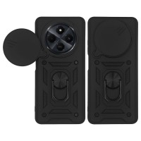 Θήκη Ring Armor CamPro Sonique για Xiaomi Redmi 14C 4G / Poco C75 4G / Redmi A4 5G Μαύρο