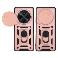 Θήκη Ring Armor CamPro Sonique για Xiaomi Redmi 14C 4G / Poco C75 4G / Redmi A4 5G Ροζ Χρυσό