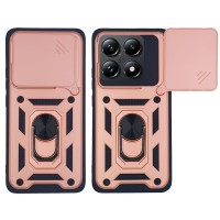 Θήκη Ring Armor CamPro Sonique για Xiaomi Xiaomi 14T Ροζ Χρυσό