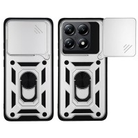 Θήκη Ring Armor CamPro Sonique για Xiaomi Xiaomi 14T Pro Ασημί