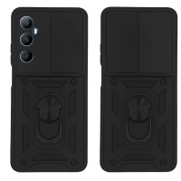 Θήκη Ring Armor CamPro Sonique Realme C65 4G Μαύρο