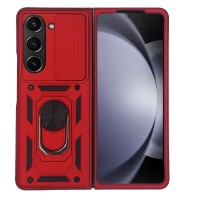 Θήκη Ring Armor CamPro Sonique για Samsung (Large Hole) Galaxy Z Fold 5 Κόκκινο