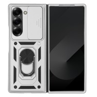 Θήκη Ring Armor CamPro Sonique για Samsung (Large Hole) Galaxy Z Fold 6 Ασημί