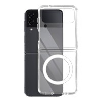 Θήκη Magnetic MagCase Sonique Samsung Galaxy Z Flip 4 Διάφανο