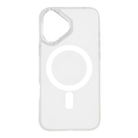 Θήκη Magnetic MagMatte Sonique Apple iPhone 16 Λευκό