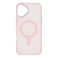 Θήκη Magnetic MagMatte Sonique Apple iPhone 16 Plus Ροζ