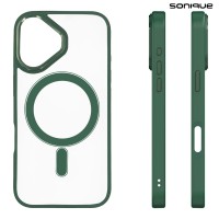Θήκη Magnetic MagMetal Sonique Apple iPhone 16 Πράσινο