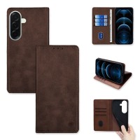 Θήκη Πορτοφόλι Vintage Magnet Wallet Sonique Samsung Galaxy A36 5G Καφέ